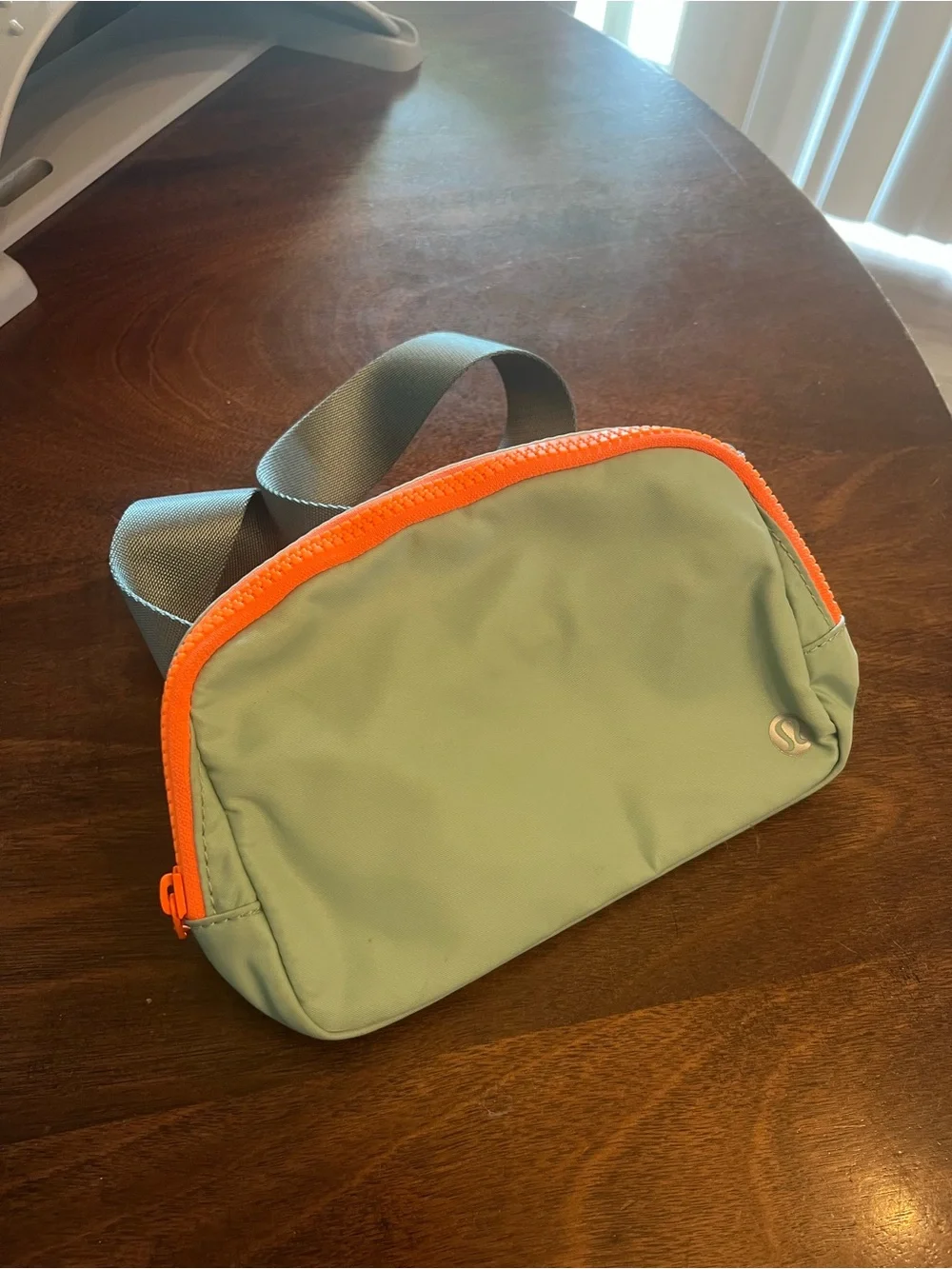 Mint Green and Orange Waist Pack